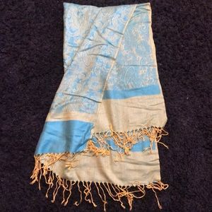 Pashmina & silk scarf